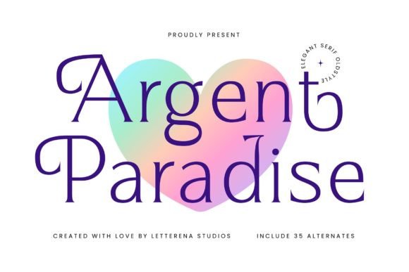Argent Paradise Font: A Stylish Typeface for Strong Brand Campaigns