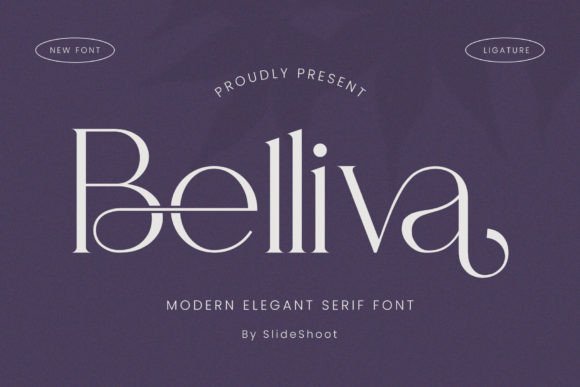 Belliva Font: A Serif Typeface for Elegant Editorial Design