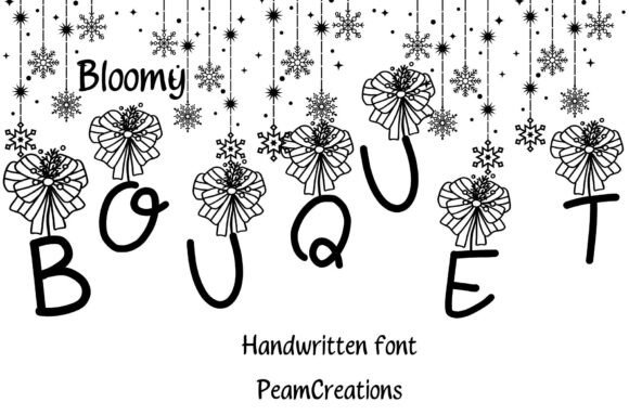 Bloomy Bouquet: A Decorative Font That Elevates Brand Identity