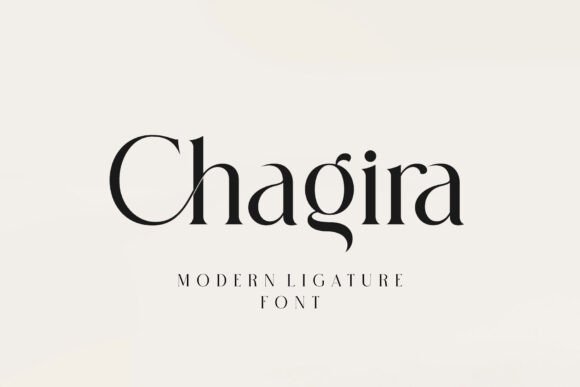 Chagira: A Soft and Stylish Typeface for Editorial Design