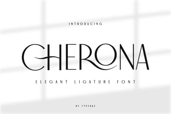 Cherona Typeface: A Graceful Addition to Editorial Design