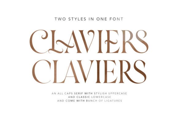 Claviers Font: A Sophisticated Typeface for Your Brand