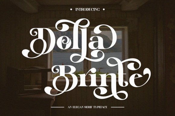 Dolla Brinte: A Serene Serif Font for Editorial Elegance