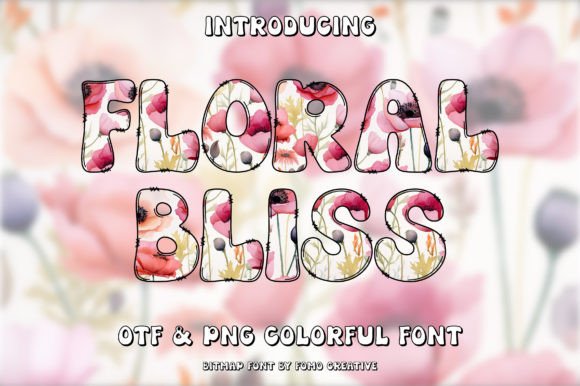 Floral Bliss: A Designer’s Take on a Color Font