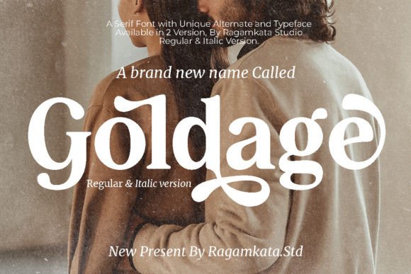 Goldage Typeface: Elevating Brand Content with Elegance