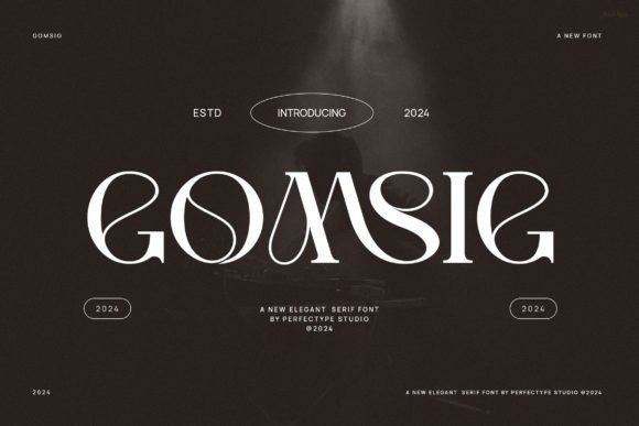 Gomsig: A Timeless Serif Font for Digital Design