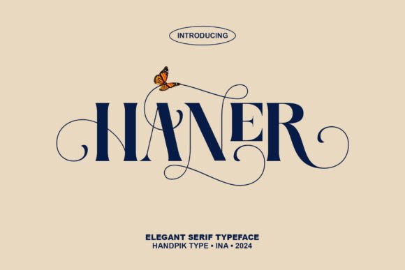 Haner Typeface: Elevating Brand Identity with Classy Typography