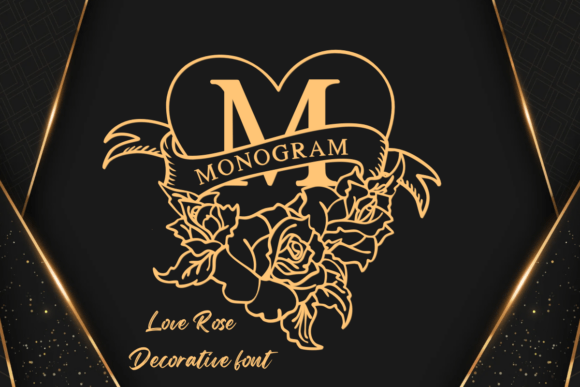 Love Rose Monogram Font: Add Romantic Elegance to Your Brand