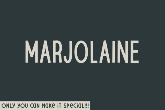 Marjolaine: A Refined Typeface for Bold Branding