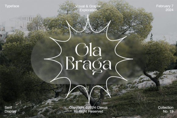 Ola Braga: A Serif Font That Elevates Handmade Creations