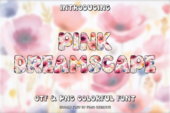 Pink Dreamscape: A Color Font for Captivating Editorial Design