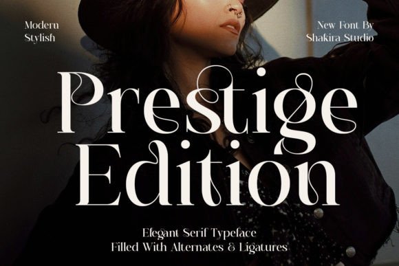 Prestige Edition: A Luxury Typeface for Small Business Branding