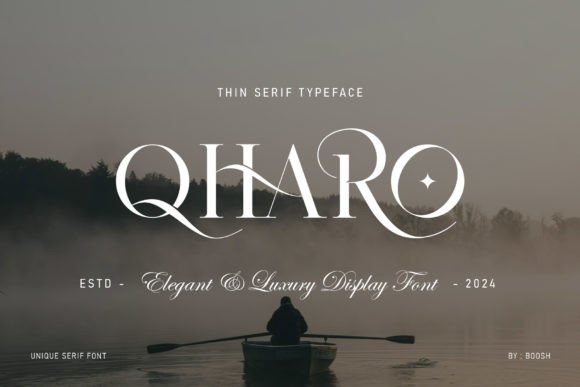 Qharo: A Balanced Serif for Modern Branding
