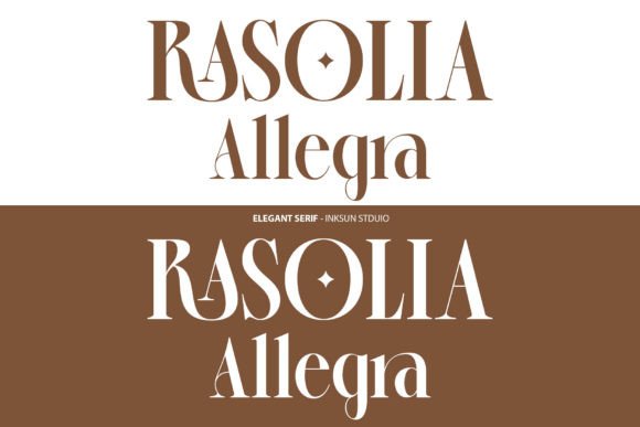 Rasolia Allegra: The Serif Font That Elevates Your Campaign Design