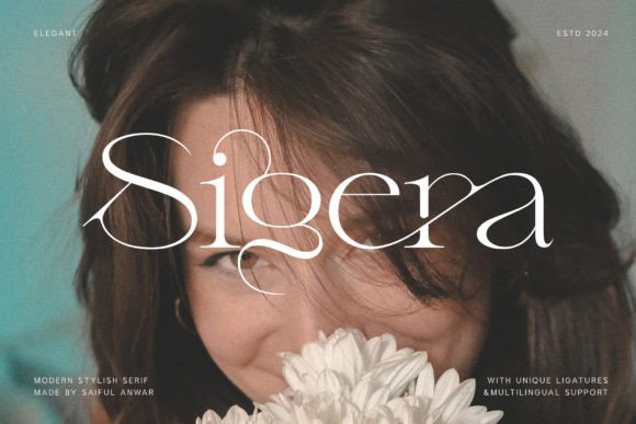 Sigera: A Luxury Serif Typeface for Sophisticated Web Design
