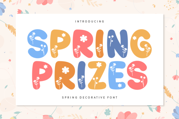 Spring Prizes Font: A Quirky Typeface for Creative Web Design