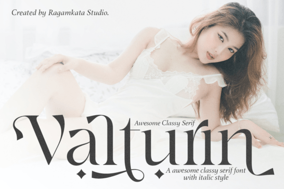 Valturin: A Luxurious Serif Font for Editorial Elegance